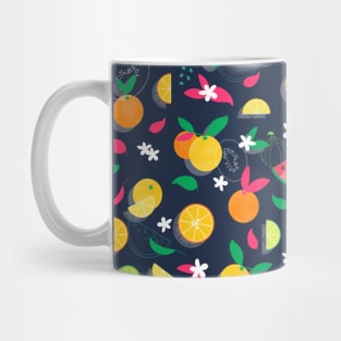 Juicy Summer Fruit Watercolor Mug